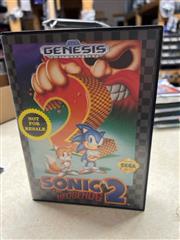 SONIC THE HEDGEHOG 2 (SEGA GENESIS) CIB - CLEANED & POLISHED - NICE!